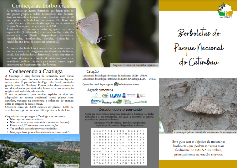 Lançamento do Guia de borboletas do Catimbau